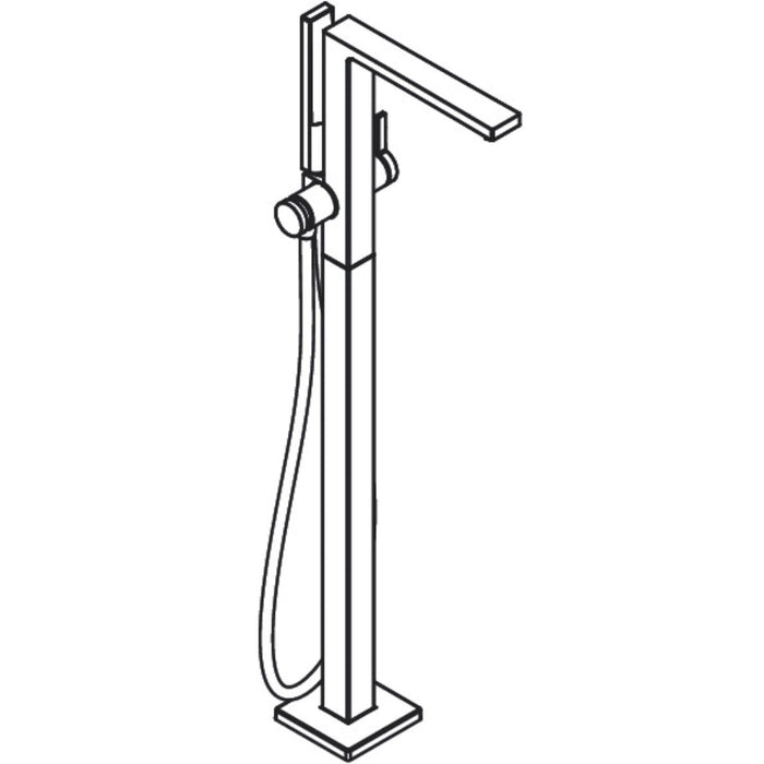 Hansgrohe Tecturis E Single Lever Bath Mixer Floor-Standing - Unbeatable Bathrooms