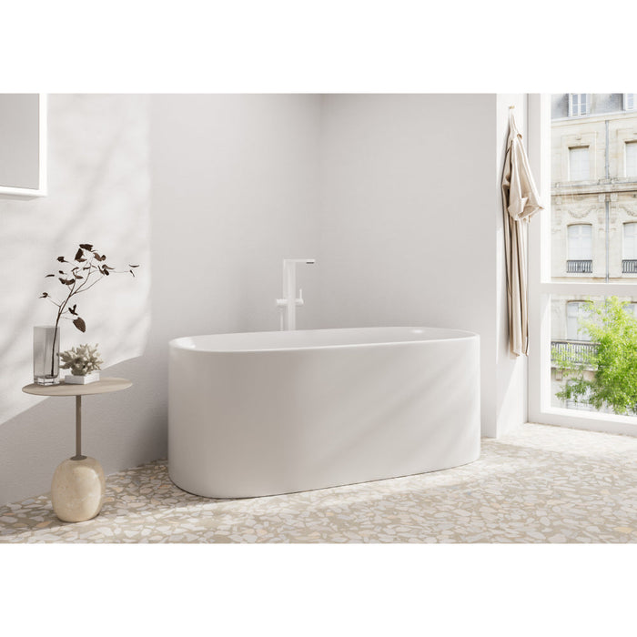 Hansgrohe Tecturis E Single Lever Bath Mixer Floor-Standing - Unbeatable Bathrooms