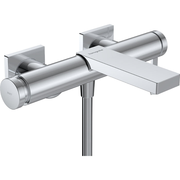 Hansgrohe Tecturis E Single Lever Bath Mixer For Exposed Installation - Unbeatable Bathrooms