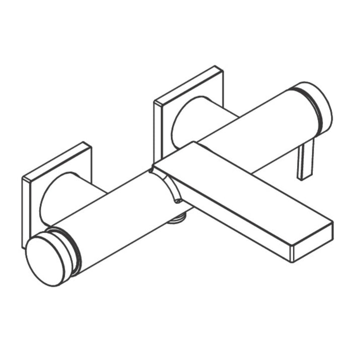 Hansgrohe Tecturis E Single Lever Bath Mixer For Exposed Installation - Unbeatable Bathrooms