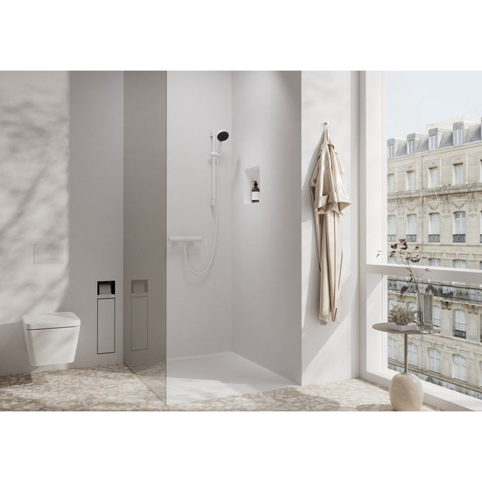 Hansgrohe Tecturis E Single Lever Shower Mixer For Exposed Installation - Unbeatable Bathrooms