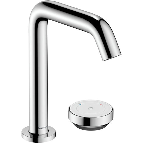 Hansgrohe Tecturis S 2-Hole Basin Mixer 150 Coolstart Ecosmart+ with Waste Set - Unbeatable Bathrooms