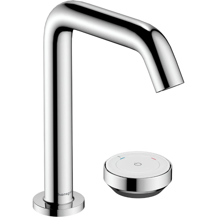 Hansgrohe Tecturis S 2-Hole Basin Mixer 150 Coolstart Ecosmart+ with Waste Set - Unbeatable Bathrooms