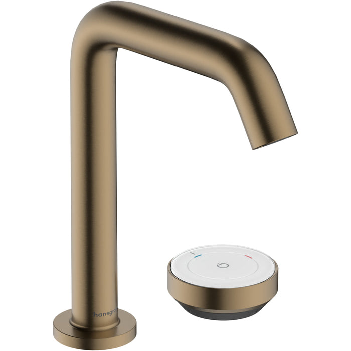 Hansgrohe Tecturis S 2-Hole Basin Mixer 150 Coolstart Ecosmart+ with Waste Set - Unbeatable Bathrooms