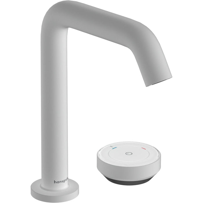 Hansgrohe Tecturis S 2-Hole Basin Mixer 150 Coolstart Ecosmart+ with Waste Set - Unbeatable Bathrooms