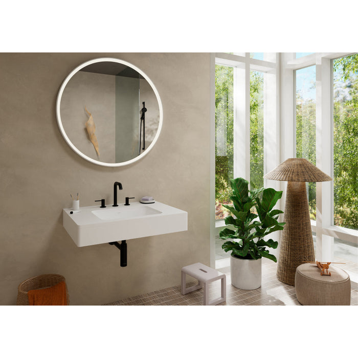 Hansgrohe Tecturis S 3-Hole Rim Mounted Single Lever Bath Mixer with Sbox - Unbeatable Bathrooms