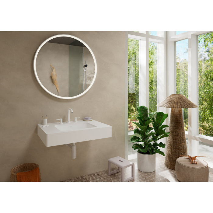 Hansgrohe Tecturis S 3-Hole Rim Mounted Single Lever Bath Mixer with Sbox - Unbeatable Bathrooms