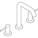 Hansgrohe Tecturis S 3-Hole Basin Mixer 150 Ecosmart+ with Push-Open Waste Set - Unbeatable Bathrooms