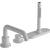 Hansgrohe Tecturis S 3-Hole Rim Mounted Single Lever Bath Mixer with Sbox - Unbeatable Bathrooms