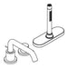Hansgrohe Tecturis S 3-Hole Rim Mounted Single Lever Bath Mixer with Sbox - Unbeatable Bathrooms