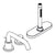 Hansgrohe Tecturis S 3-Hole Rim Mounted Single Lever Bath Mixer with Sbox - Unbeatable Bathrooms