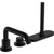 Hansgrohe Tecturis S 3-Hole Rim Mounted Single Lever Bath Mixer with Sbox - Unbeatable Bathrooms