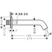 Hansgrohe Tecturis S Bath Spout - Unbeatable Bathrooms
