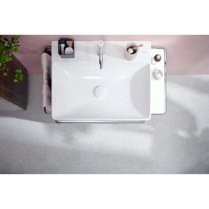 Hansgrohe Tecturis S Single Lever Basin Mixer 110 Coolstart Ecosmart+ with Pop-Up Waste Set - Unbeatable Bathrooms