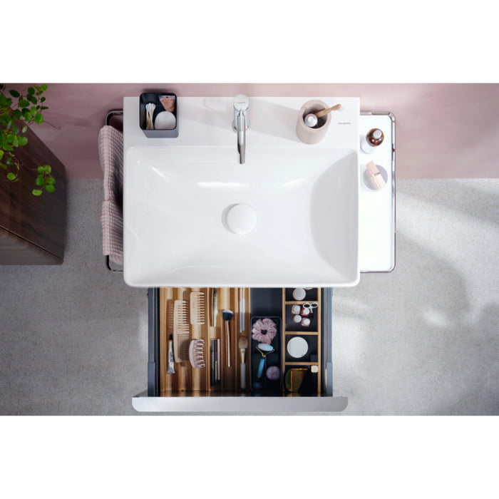 Hansgrohe Tecturis S Single Lever Basin Mixer 110 Coolstart Ecosmart+ with Pop-Up Waste Set - Unbeatable Bathrooms