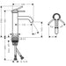 Hansgrohe Tecturis S Single Lever Basin Mixer 110 Ecosmart+ Without Waste Set - Unbeatable Bathrooms