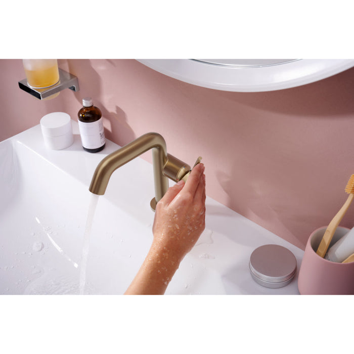 Hansgrohe Tecturis S Single Lever Basin Mixer 110 Fine Coolstart Ecosmart+ Without Waste Set - Unbeatable Bathrooms