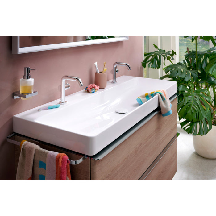 Hansgrohe Tecturis S Single Lever Basin Mixer 110 Fine Coolstart Ecosmart+ Without Waste Set - Unbeatable Bathrooms