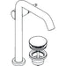 Hansgrohe Tecturis S Single Lever Basin Mixer 240 Fine Coolstart Ecosmart+ For Wash Bowls with Push-Open Waste Set - Unbeatable Bathrooms