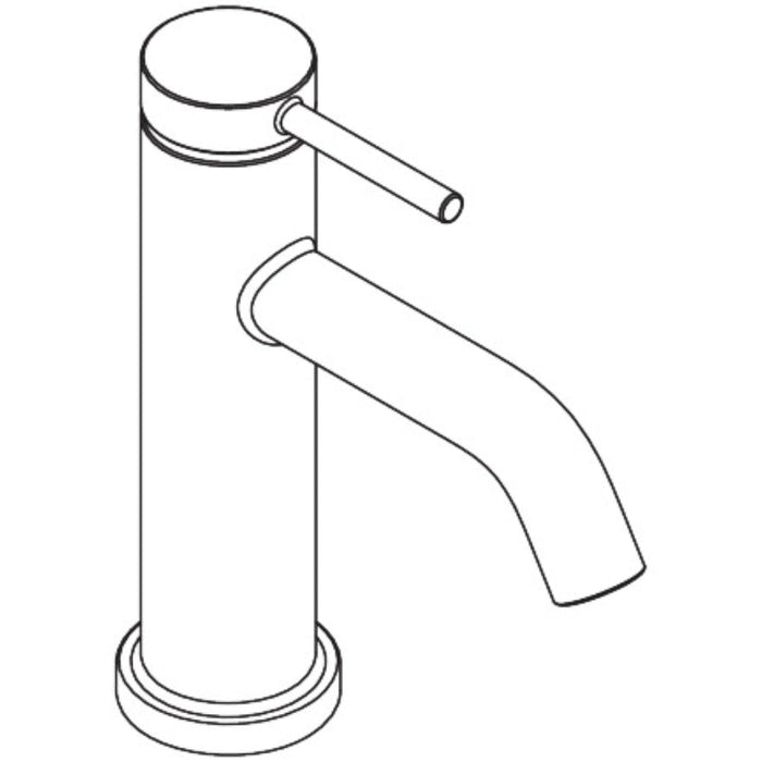 Hansgrohe Tecturis S Single Lever Basin Mixer 80 Coolstart Ecosmart+ Without Waste Set - Unbeatable Bathrooms