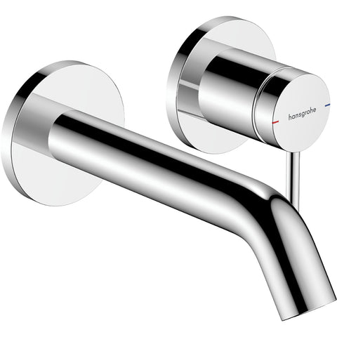 Hansgrohe Tecturis S Single Lever Basin Mixer For Concealed Installation Wall-Mounted Ecosmart+ with Spout 16,5 cm - Unbeatable Bathrooms