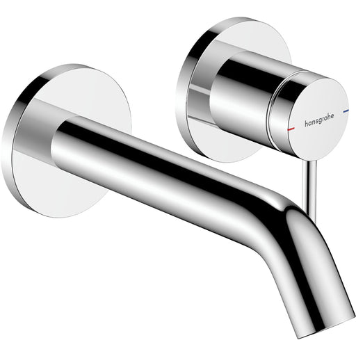 Hansgrohe Tecturis S Single Lever Basin Mixer For Concealed Installation Wall-Mounted Ecosmart+ with Spout 16,5 cm - Unbeatable Bathrooms