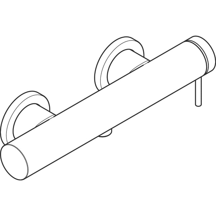 Hansgrohe Tecturis S Single Lever Shower Mixer For Exposed Installation - Unbeatable Bathrooms