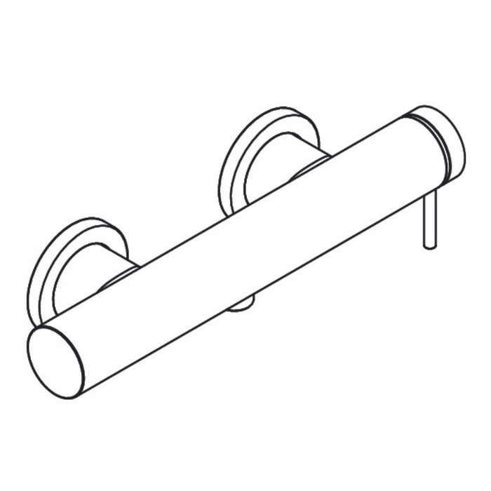 Hansgrohe Tecturis S Single Lever Shower Mixer For Exposed Installation - Unbeatable Bathrooms