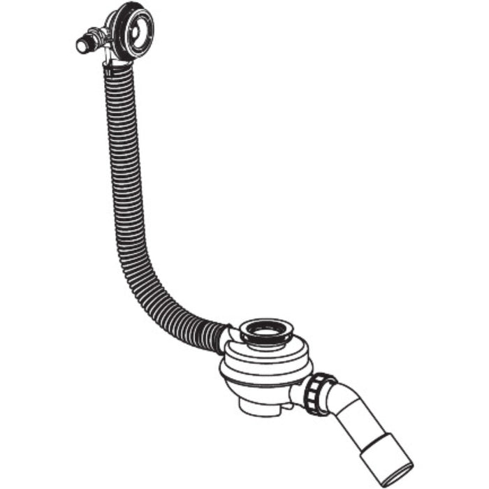 Hansgrohe Tubset Universal Basic Set For Waste and Overflow Set For Bathtubs - Unbeatable Bathrooms