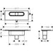 Hansgrohe Ubox Universal Base Set For Finish Sets For Vertical Installation - Unbeatable Bathrooms