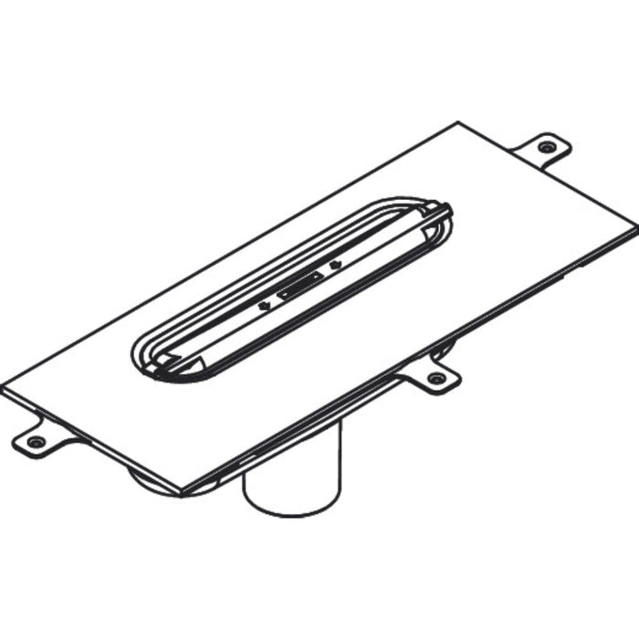 Hansgrohe Ubox Universal Base Set For Finish Sets For Vertical Installation - Unbeatable Bathrooms