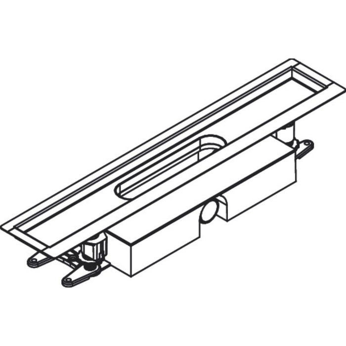 Hansgrohe Ubox Universal Complete Set For Flat Installation - 800 For Shower Drains Finish Sets - Unbeatable Bathrooms