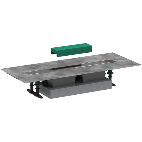 Hansgrohe Ubox Universal Complete Set For Flat Installation - 600 For Shower Drains Finish Sets - Unbeatable Bathrooms