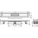 Hansgrohe Ubox Universal Complete Set For Flat Installation - 700 For Shower Drains Finish Sets - Unbeatable Bathrooms