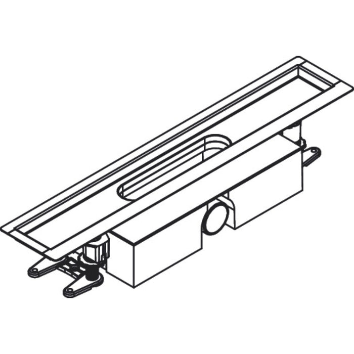 Hansgrohe Ubox Universal Complete Set For Standard Installation - 600 For Shower Drains Finish Sets - Unbeatable Bathrooms