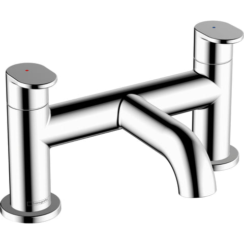 Hansgrohe Vernis Blend 2-Hole Rim Mounted Bath Mixer - Unbeatable Bathrooms