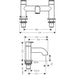 Hansgrohe Vernis Blend 2-Hole Rim Mounted Bath Mixer - Unbeatable Bathrooms