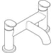 Hansgrohe Vernis Blend 2-Hole Rim Mounted Bath Mixer - Unbeatable Bathrooms