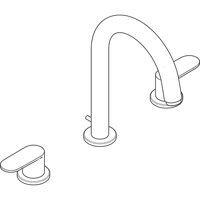 Hansgrohe Vernis Blend 3-Hole Basin Mixer with Pop-Up Waste Set - Unbeatable Bathrooms