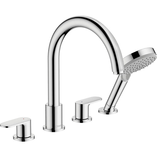 Hansgrohe Vernis Blend 4-Hole Rim Mounted Bath Mixer - Unbeatable Bathrooms