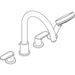 Hansgrohe Vernis Blend 4-Hole Rim Mounted Bath Mixer - Unbeatable Bathrooms