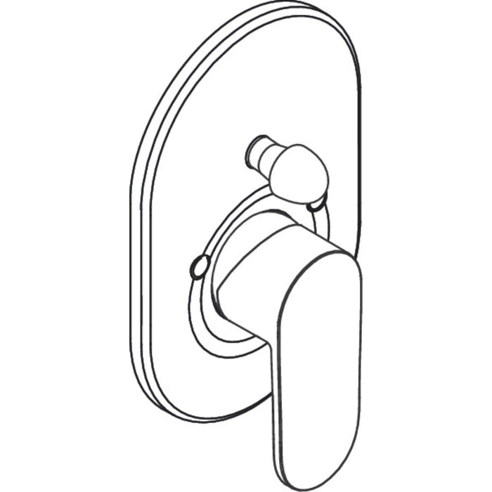 Hansgrohe Vernis Blend Bath Mixer Set For Concealed Installation - Unbeatable Bathrooms