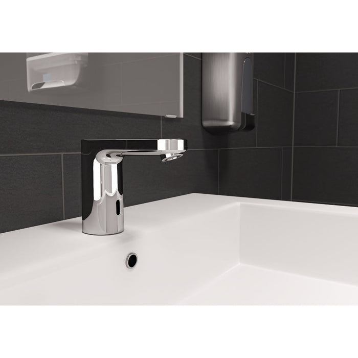 Hansgrohe Vernis Blend Electronic Basin Mixer For Cold Water Or Pre-Adjusted Water Mains Connection 230 V - Chrome - Unbeatable Bathrooms
