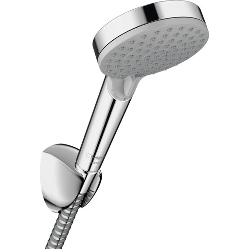 Hansgrohe Vernis Blend Shower Holder Set 100 Vario Ecosmart with Shower Hose 160 cm - Chrome - Unbeatable Bathrooms