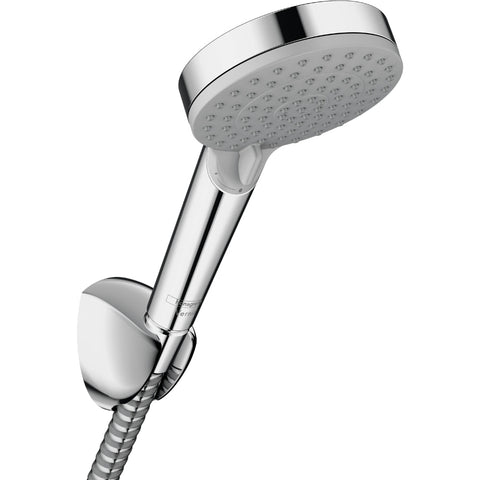 Hansgrohe Vernis Blend Shower Holder Set 100 Vario Ecosmart with Shower Hose 160 cm - Chrome - Unbeatable Bathrooms