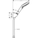 Hansgrohe Vernis Blend Shower Holder Set 100 Vario Ecosmart with Shower Hose 160 cm - Chrome - Unbeatable Bathrooms