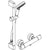 Hansgrohe Vernis Blend Shower System For Exposed Installation 100 Vernis Blend Vario Combi Ecostat S - Chrome - Unbeatable Bathrooms