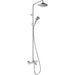 Hansgrohe Vernis Blend Showerpipe 200 1Jet with Bath Thermostat - Chrome - Unbeatable Bathrooms