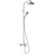 Hansgrohe Vernis Blend Showerpipe 200 1Jet with Bath Thermostat - Chrome - Unbeatable Bathrooms