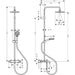 Hansgrohe Vernis Blend Showerpipe 200 1Jet with Bath Thermostat - Chrome - Unbeatable Bathrooms